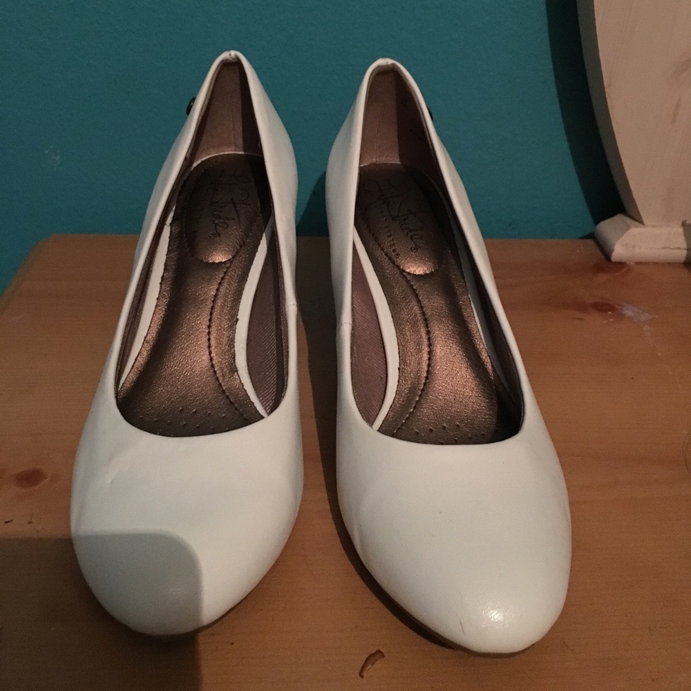 White High Heels